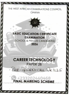 BECE 2026 CAREER TECHNOLOGY MARKING SCHEME.pdf